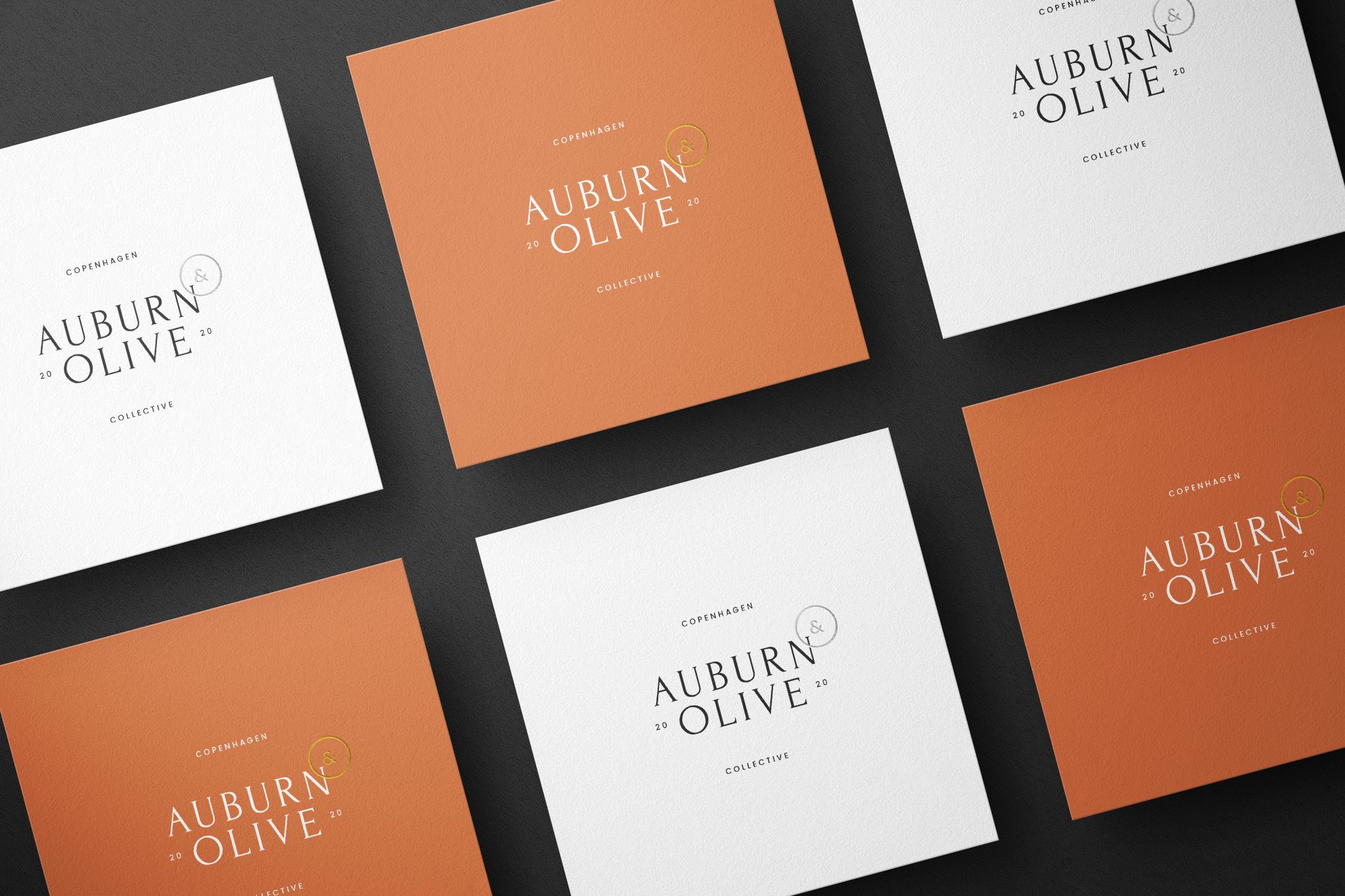 Ces élégantes cartes de visite carrées présentent un design distinctif en deux tons orange et blanc, idéal pour laisser une impression mémorable. La mise en page minimaliste avec une typographie raffinée convient parfaitement aux professionnels créatifs et aux marques premium. Personnalisez ce modèle de carte carrée moderne pour mettre en avant l'identité unique de votre marque.