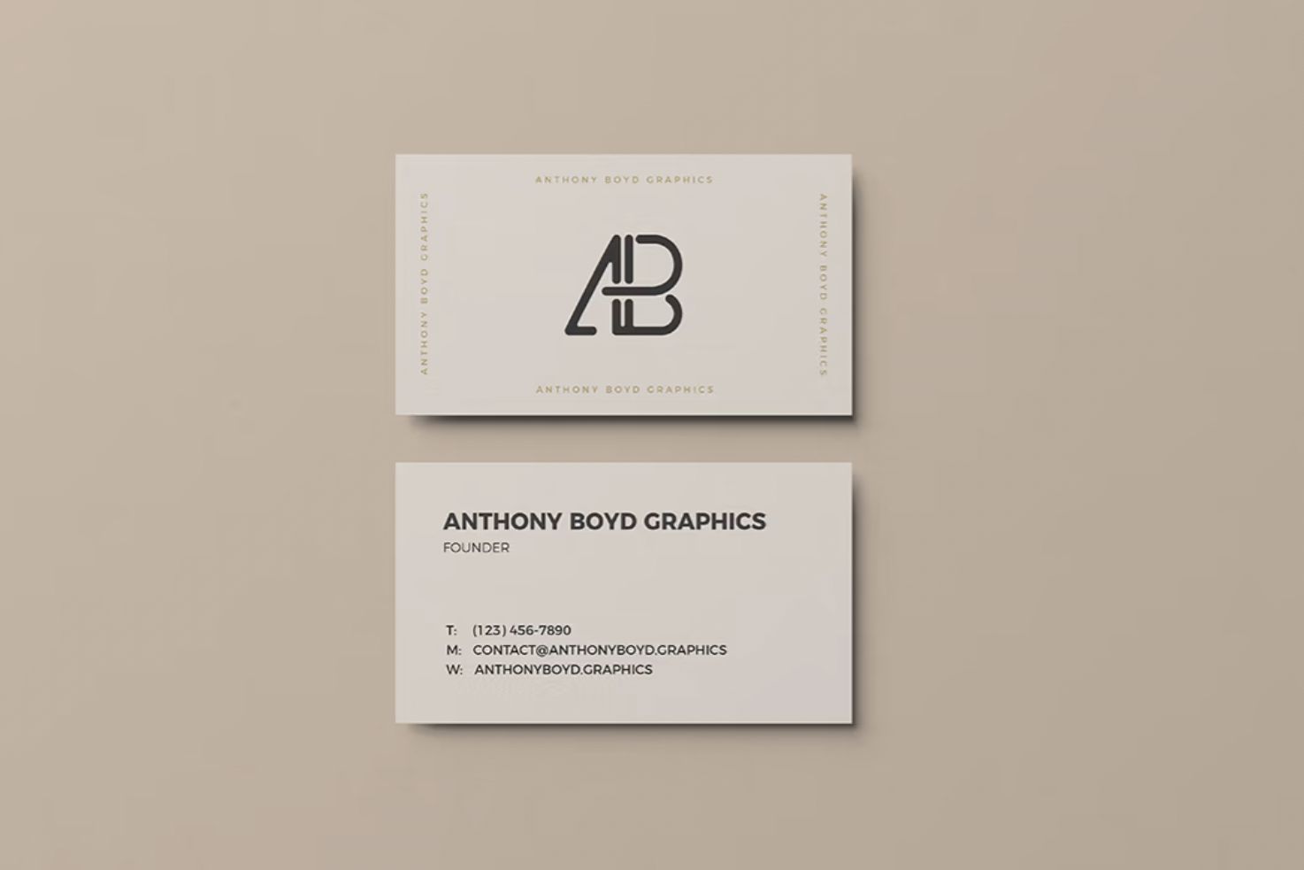 Cartes de visite professionnelles avec un design minimaliste épuré et une marque monochrome avec typographie moderne. Idéales pour les designers, travailleurs indépendants et professionnels en quête de solutions de cartes de visite abordables mais sophistiquées. Combine une esthétique élégante avec une mise en page pratique des coordonnées pour un networking efficace.