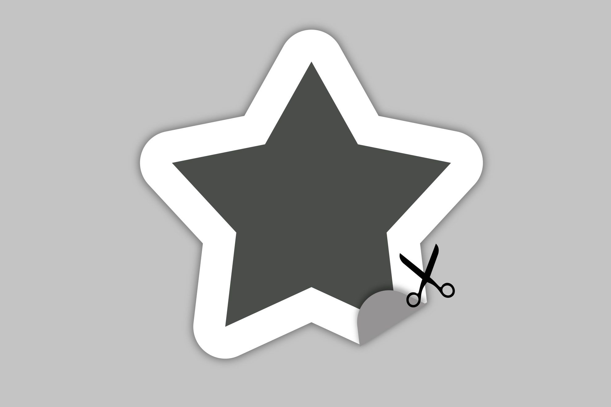 Découpé à pleine chair: Les adhésifs seront livrés individuellement, coupés selon le tracé envoyé.