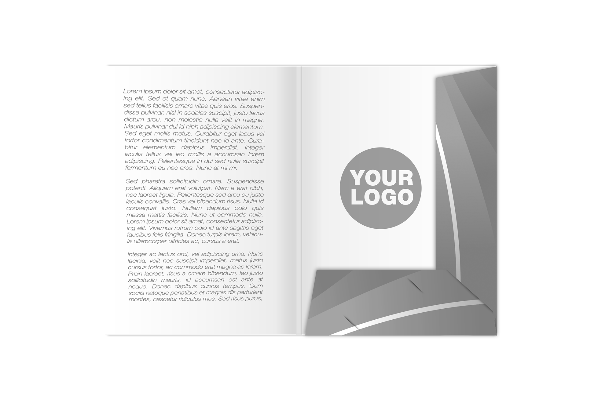 Avant Garde Bold - A4 – Deux rabats à emboîtement dos 5 mm