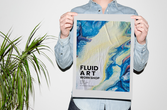 Affiches personnalisees designs art fluide pour decoration interieure bureau et projets. Sprint24.