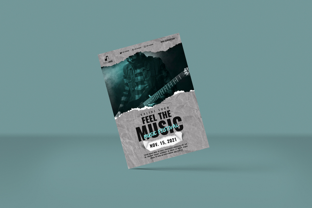 Modele flyer personnalise resultats impression haute qualite promotion evenements musique. Sprint24.