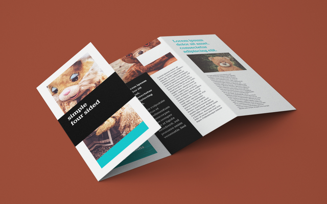 Dépliant triptyque professionnel avec mise en page moderne Depliants tri-volets professionnels design moderne impression haute qualite marketing. Sprint24.
