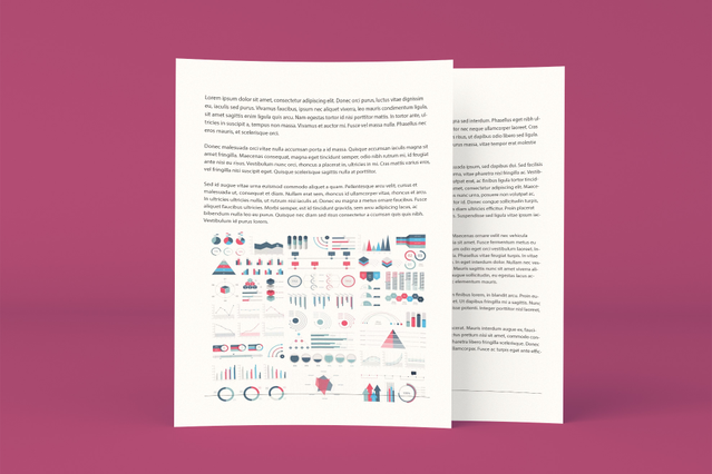Dispenses universitaires imprimées professionnelles avec des graphiques, des diagrammes et des visualisations de données intégrés. Notre service d'impression en ligne vous permet de créer des dispenses personnalisées et de haute qualité avec du contenu visuel complexe, garantissant une reproduction claire des infographies. Parfait pour les cours académiques nécessitant une communication visuelle …