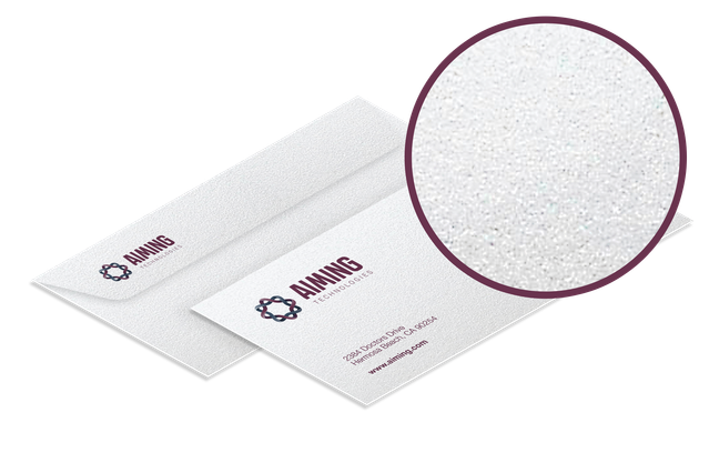 Enveloppe blanche Sirio Pearl avec texture nacrée Enveloppes Sirio Pearl finition premium texture nacree pour correspondance professionnelle. Sprint24.