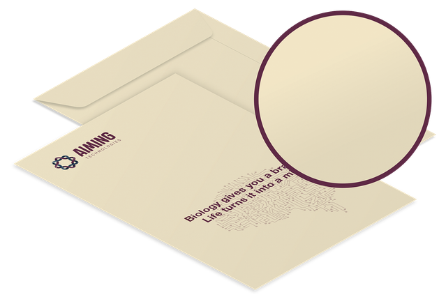 Personnalisez vos enveloppes Splendorgel Avorio avec impression personnalisée sur papier velouté haut de gamme. Ces enveloppes couleur ivoire délicate offrent une qualité supérieure et une texture élégante pour votre correspondance professionnelle et vos envois spéciaux.