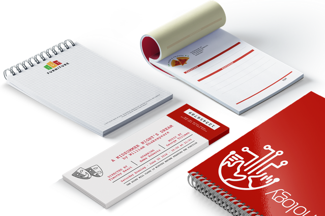 Impression carnet de note personnalisé en ligne: Comment faire imprimer vos blocs ? Sprint24 réalise l'impression des produits dont vous avez besoin au meilleur rapport qualité/prix