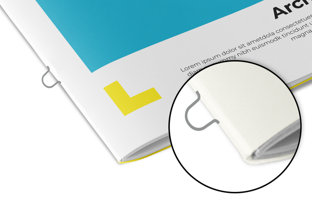 Livre avec Reliure Métalliques Personnalisé: Impression reliure points métalliques : qualité et praticité pour entreprises, thèses, brochures... Éditeur ? TVA réduite ? Détails ici !