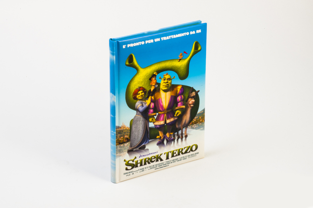 Livre cartonne enfants Shrek Terzo copertine illustree coloree film anime. Sprint24.