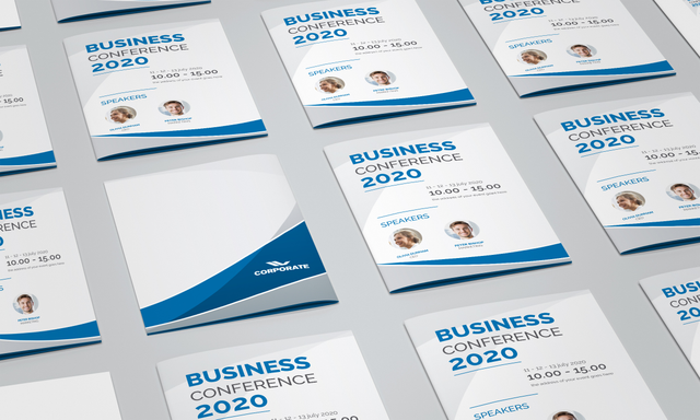 Magazines empilés avec conception professionnelle de branding bleu Echantillons impression magazines economique pour campagnes marketing et publications. Sprint24.