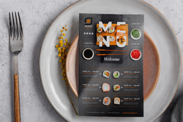 Les menus laminés professionnels rehaussent la présentation de votre restaurant tout en garantissant leur durabilité face à l'utilisation quotidienne et aux déversements. Nos menus plastifiés allient un design élégant à une fonctionnalité pratique, ce qui les rend idéaux pour les restaurants gastronomiques, les restaurants décontractés et les services de restauration. Chaque menu peut être person…