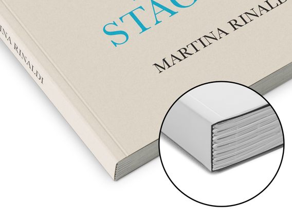 Reliure cousue-collée: * Aspect élégant et professionnel
* Durable et résistant à une manipulation fréquente
* Adaptée pour les livres, catalogues et brochures
