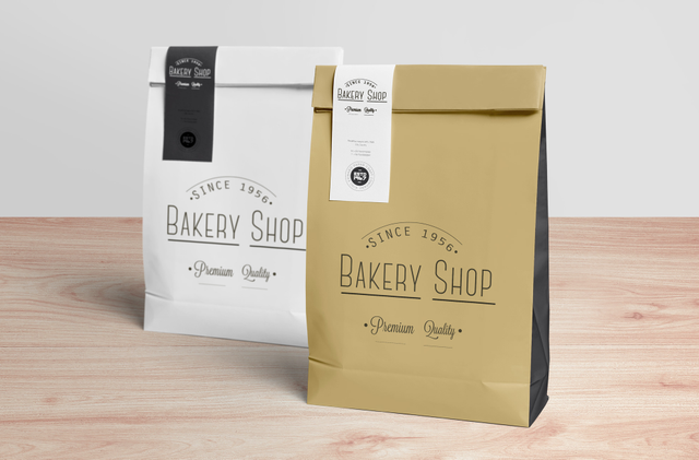 Sachets blanc et kraft boulangerie scelles etiquettes chiudipacco. Sachets blanc et kraft Bakery Shop Since 1956 scelles etiquettes PVC personnalisees sur bois. Sprint24.
