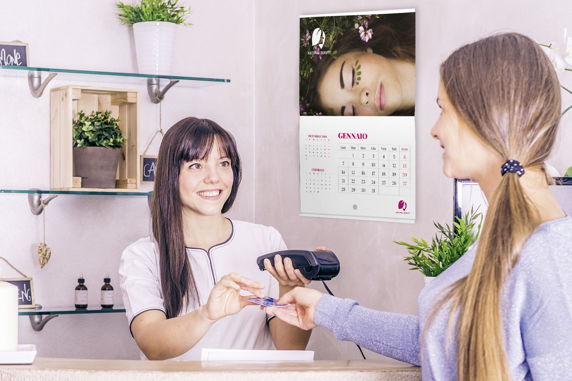 Imprimer en ligne Calendrier avec agrafe métallique Imprimer en ligne Calendrier avec agrafe métallique