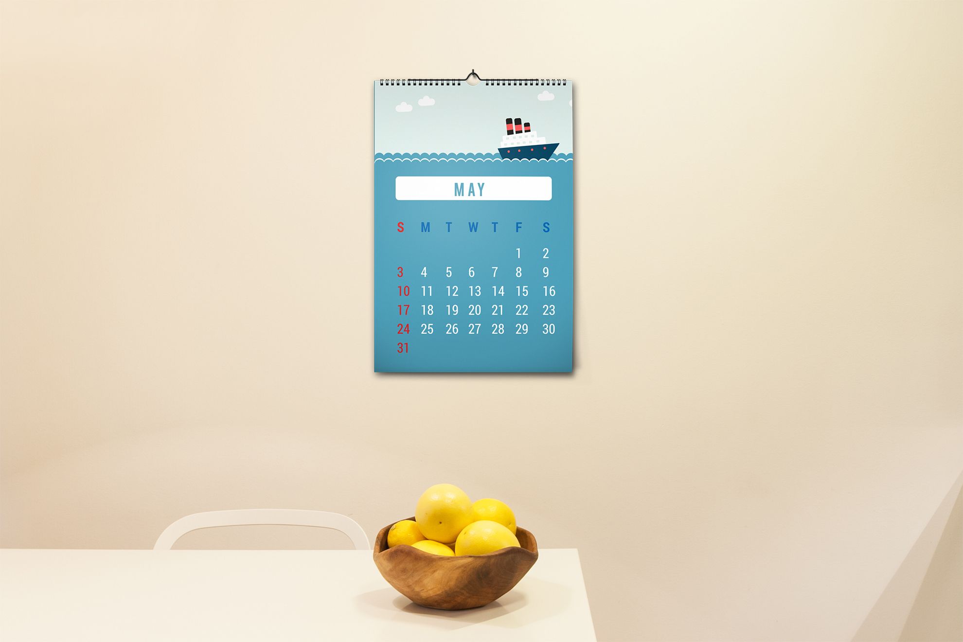 Imprimer en ligne Calendrier Mural Cuisine Imprimer en ligne Calendrier Mural Cuisine