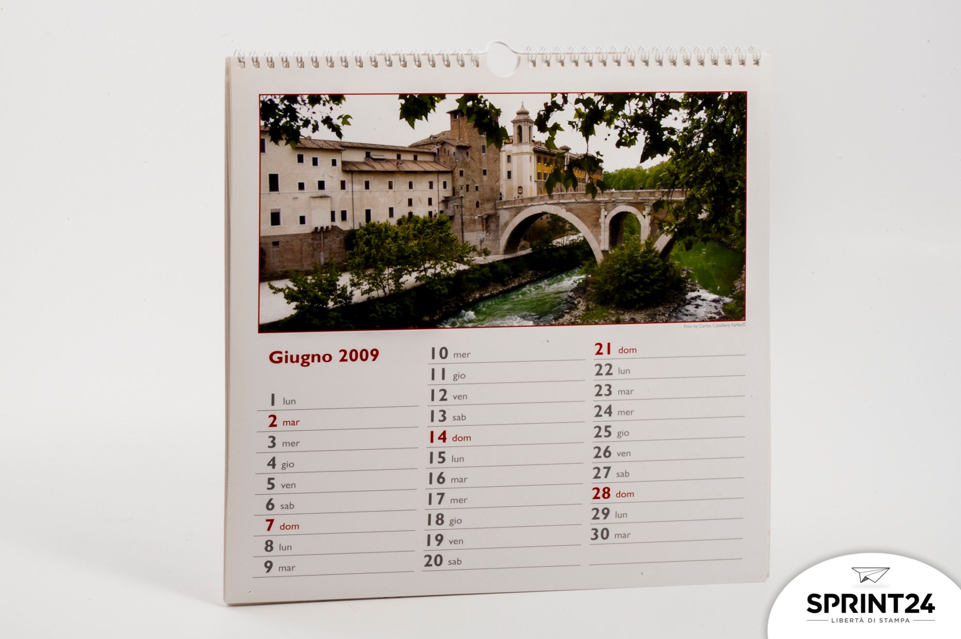 Imprimer en ligne Calendrier mural Rotostampa 2009 Imprimer en ligne Calendrier mural Rotostampa 2009