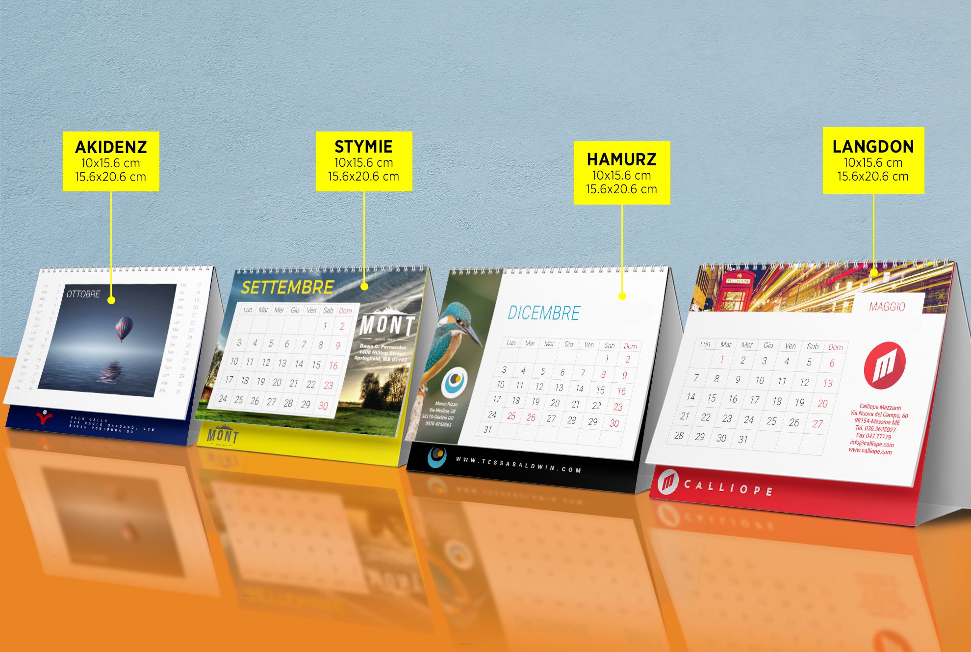 Imprimer en ligne Calendriers de table - Gabarits 13 feuilles Imprimer en ligne Calendriers de table - Gabarits 13 feuilles