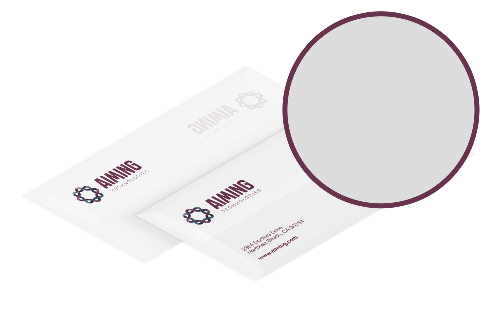 Enveloppes Trasparentes GSK Personnalisées : Imprimez en Ligne: Effet translucide complètement natu…