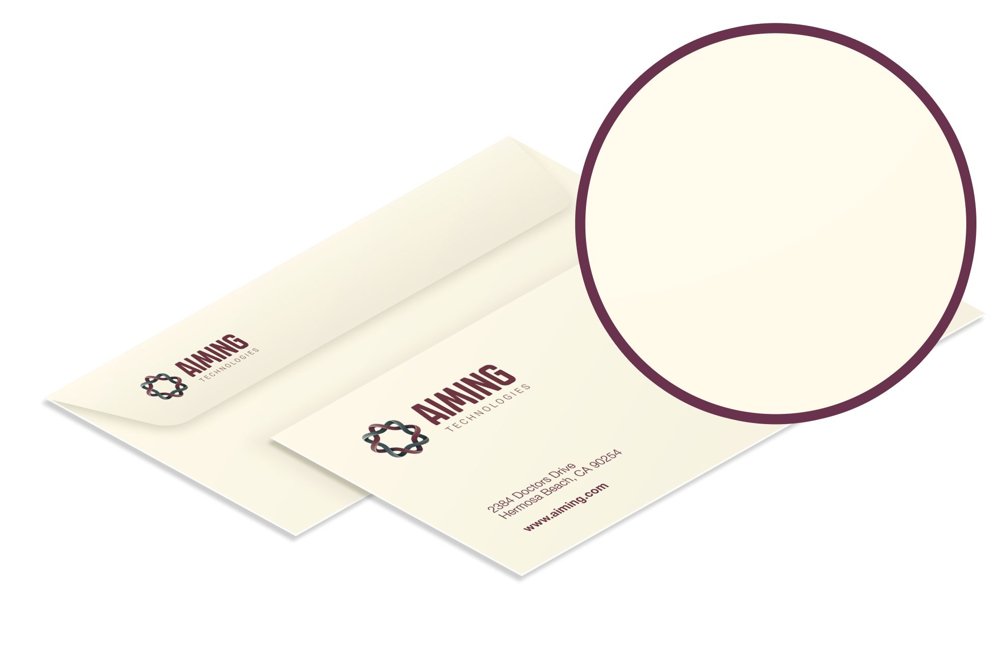 Enveloppes Vellum White Personnalisées : Imprimez en Ligne: Légère teinte parchemin, papier recyclé…