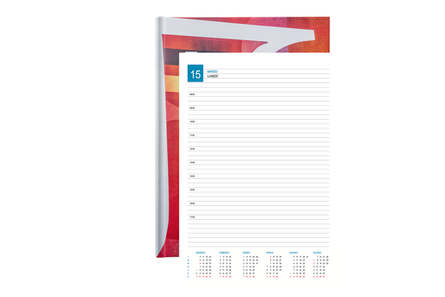 Gabarit agenda cartonné quotidien: Imprimez en ligne et personnalisez le gabarit pour l'agenda cartonné quotidien. Utilisez le configurateur selon vos besoins et commandez sur Sprint24.com