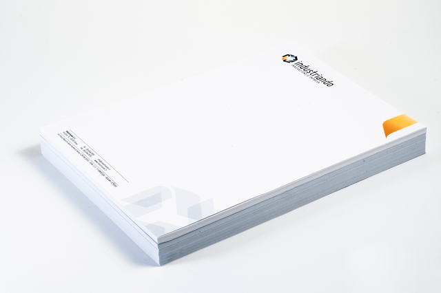 Imprimer en ligne Papiers à entête Industriando: Impression : 4 couleurs
Papier: splendorgel extra white de 100 g
