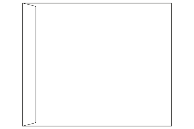 Pochettes (Kraft blanche, bande de protection (strip)): 36,50x44 cm