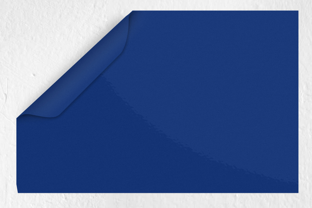 Pvc brillant bleue navy: Adhésif acrylique à base solvant, de type monomérique calandré. Colle permanente avec adhésivité immédiate. Adapté à toutes les surfaces planes (à l'exception …