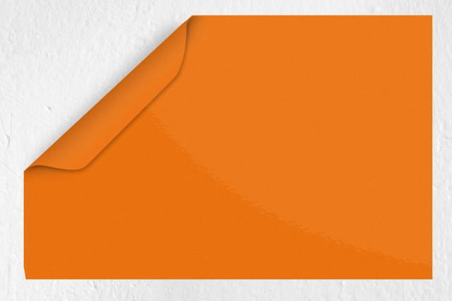 Pvc brillant Orange: Adhésif acrylique à base solvant, de type monomérique calandré. Colle permanente avec adhésivité immédiate. Adapté à toutes les surfaces planes (à l'exception …