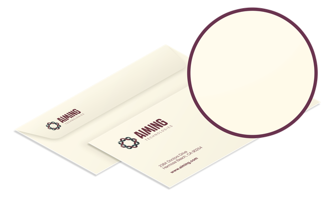 Enveloppes Vellum White Personnalisées : Imprimez en Ligne: Légère teinte parchemin, papier recyclé…